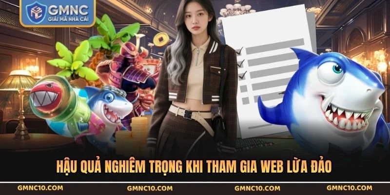 Hậu quả nghiêm trọng khi tham gia web lừa đảo