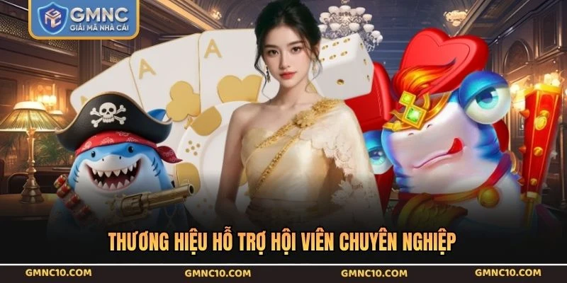 Thương hiệu hỗ trợ hội viên chuyên nghiệp
